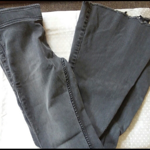 Free People Pants - Free People stretchy and soft black flared pants